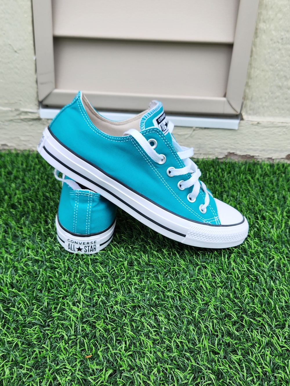 Converse Chuck Taylor Tiff Green LO OX Skate Shoes SIZE 8